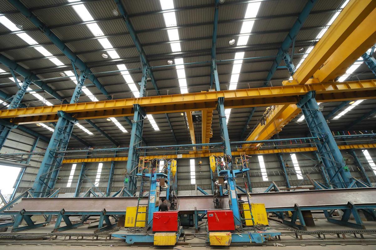 Automatic SAW Welding Station